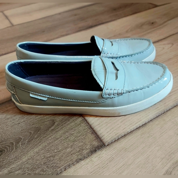 Cole Haan women's Nantucket loafers in zen blue size 7 - Picture 6 of 8